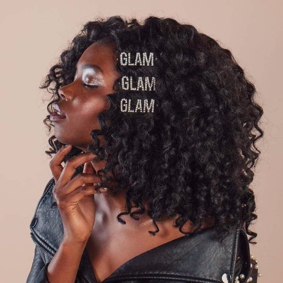 GLAM Silver Rhinestone Statement Hair Pin Clip - Picture 8 of 10